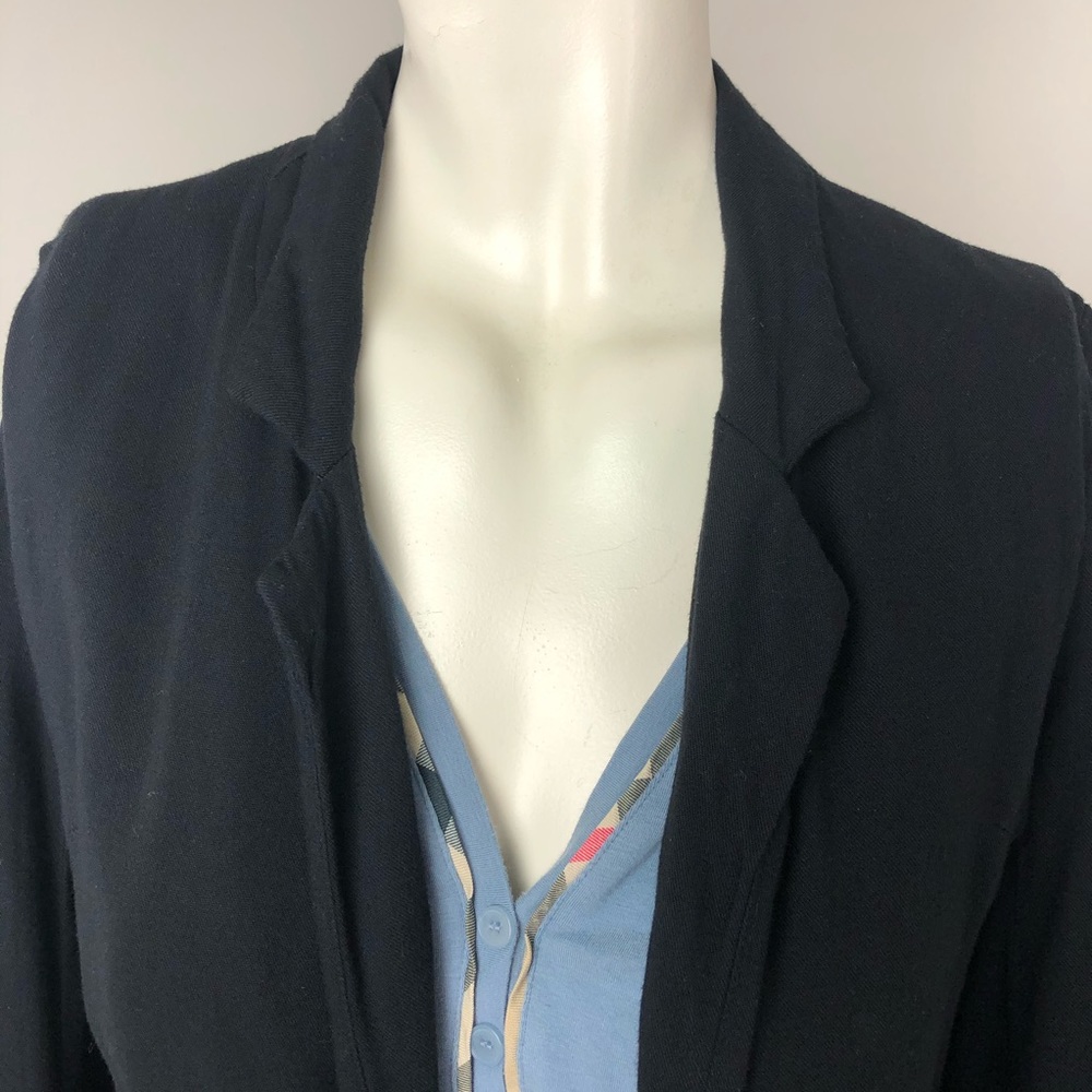 Aritzia Talula Black Kent Open Front Blazer Size 2 - Picture 4 of 14